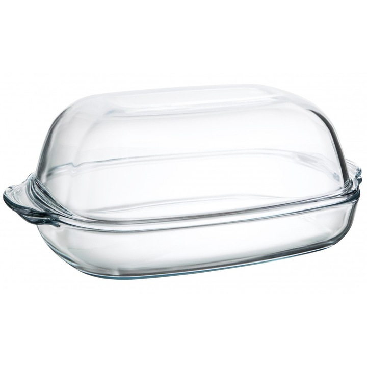 Ambition Excellent ovális hőálló edény fedéllel, 8,6l