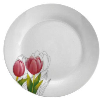 Farfurie plata Domotti Tulipan, 23 cm Farfurie plata Domotti Tulipan, 23 cm