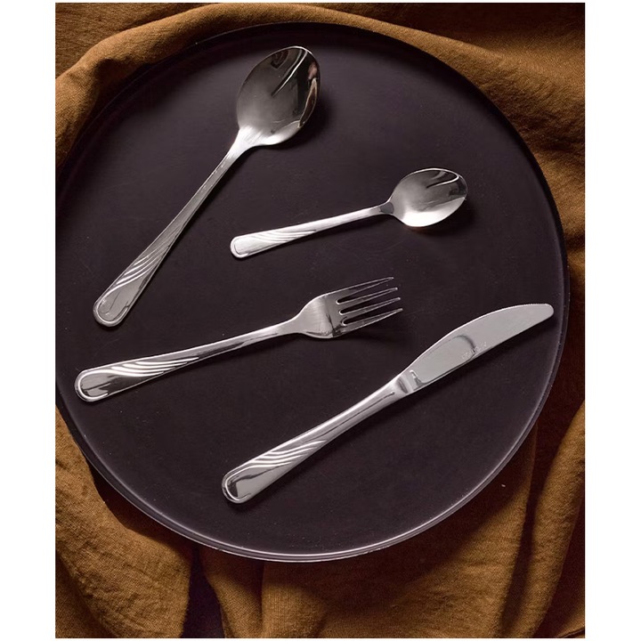 Комплект прибори за хранене Ambition Napoli, 24 части