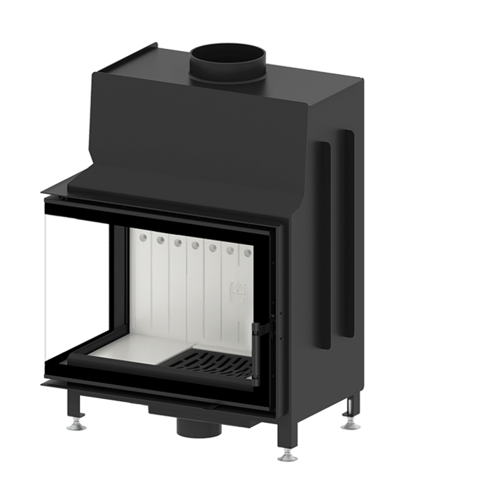 Kályha Kandalló, Hitze STMA59X43.L, 9 kW, Bal, fatüzelésű