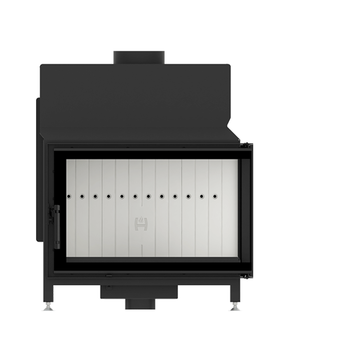 Kályha kandalló, Hitze STMA68X43.R, 11 kW, jobb, fatüzelésű