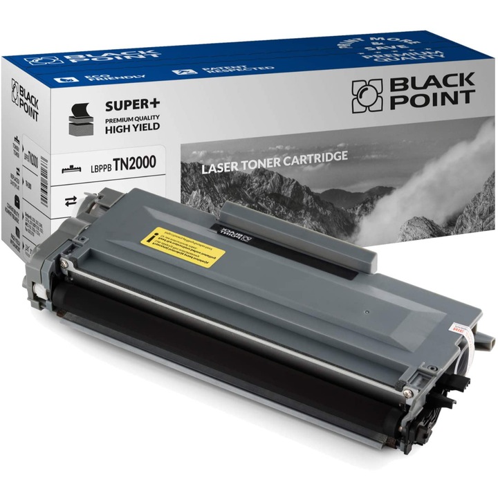 Black Point, TN-2000 toner, kompatibilis a Brother HL 2030/2032/2040 / 2070N / 2070 / DCP 7010L / 7025 / MFC 7420 / 7820N / 7225N / Fax-2820,/2920, fekete