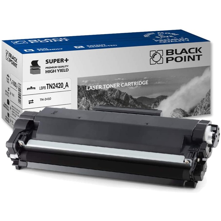 Black Point, TN-2420 toner, kompatibilis a Brother HL L2310D / L2350DW / L2370DN / L2375DW / DCP L2510D / L2530DW / L2550DN / MFC L2710DN / L2710DW / L2730DW / L2750DW készülékkel, fekete