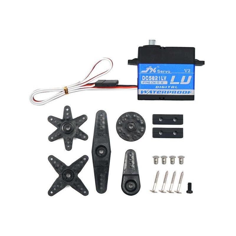 Серво мотор STD JX Servo DC5821LV, въртящ момент 20 kg-cm, скорост 0 ...