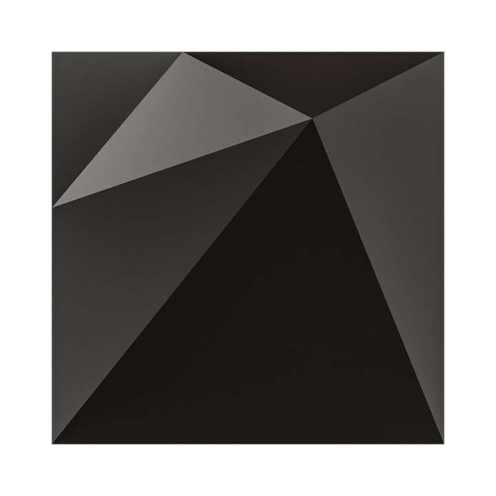 Panou decorativ de perete model PENTA, 3D Wall, Gri Inchis, 1 mp