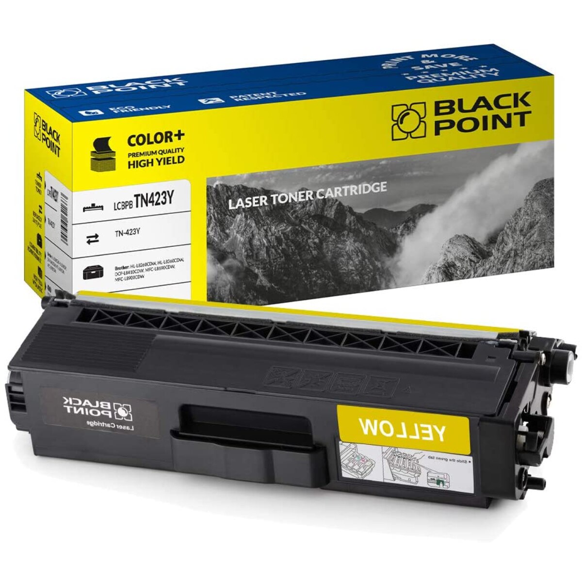 Yellow Yeti TN423 Compatible Toner Cartridges for Brother
