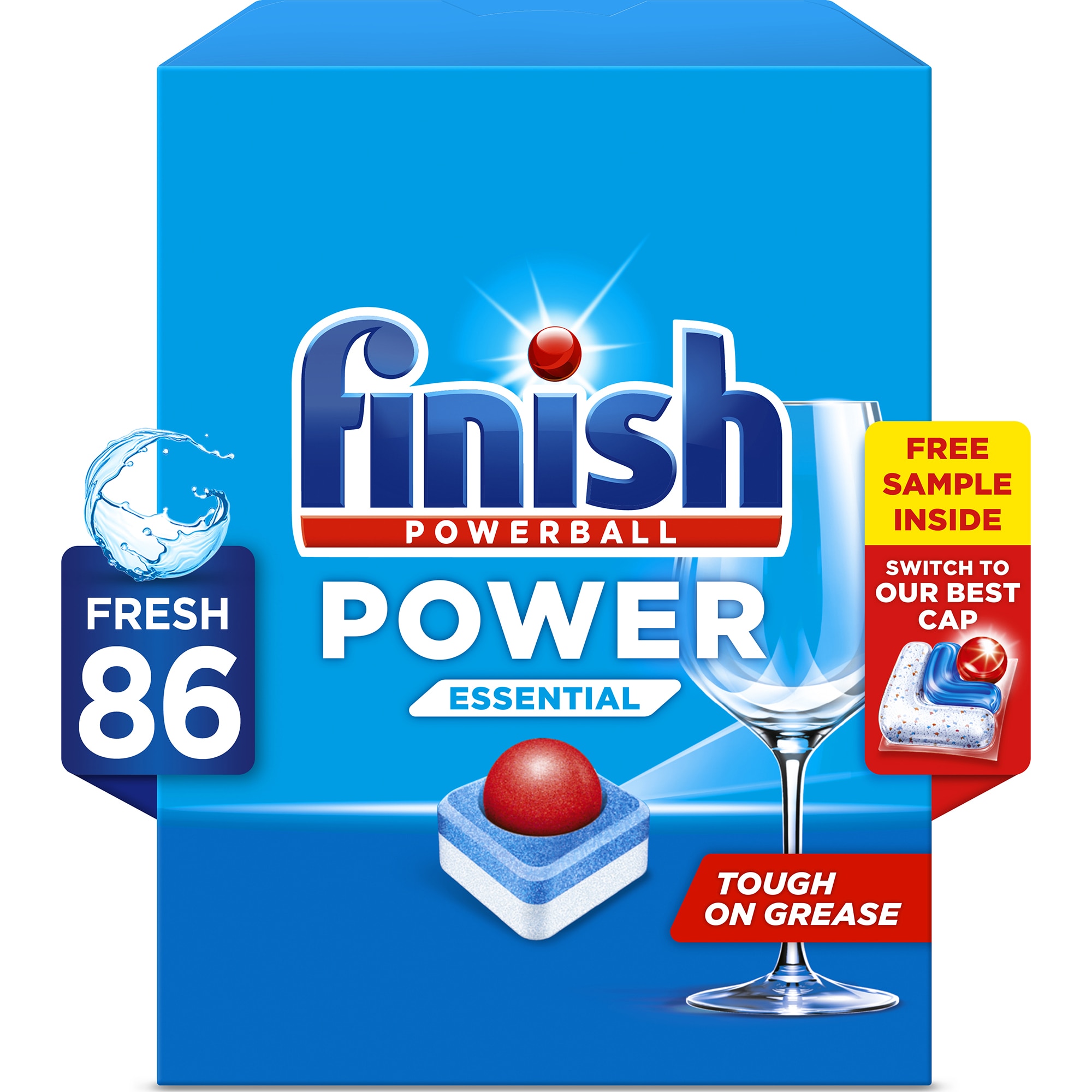 Finish Power Essential mosogatógép kapszula mosogatószer, 86 mosás ...