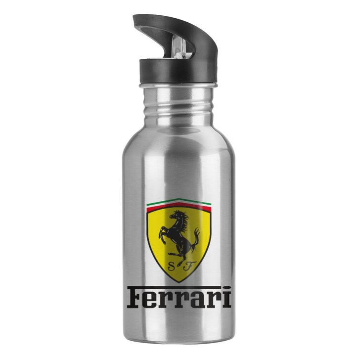 Sticla Ferrari, Otel inoxidabil, 600 ml, Argintiu