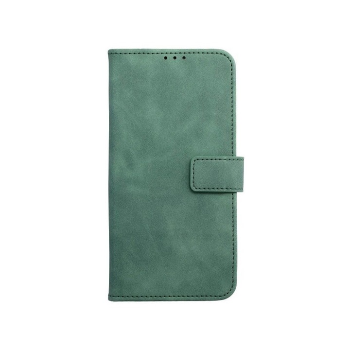 Forcell Tender Book Cover, съвместим със Samsung Galaxy A12, зелен