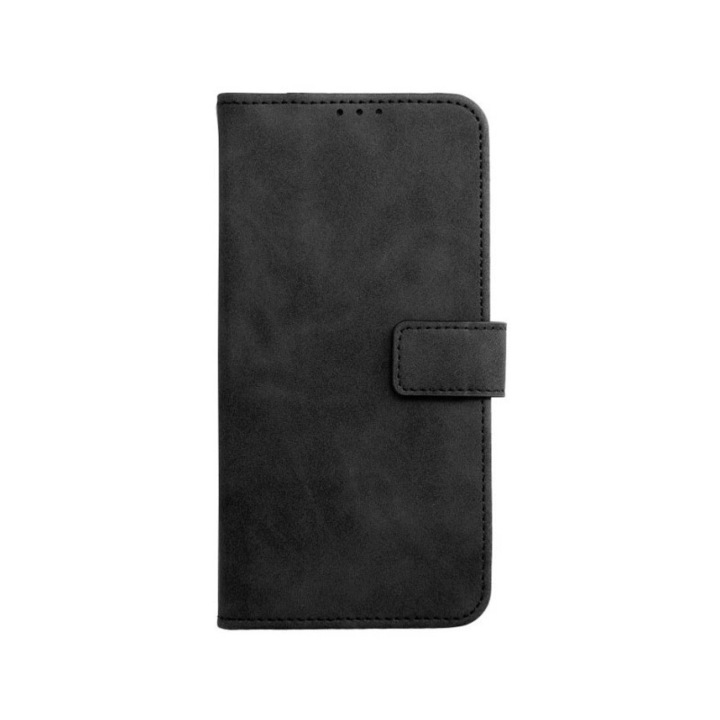 Forcell Tender Book Cover, съвместим със Samsung Galaxy A12, черен