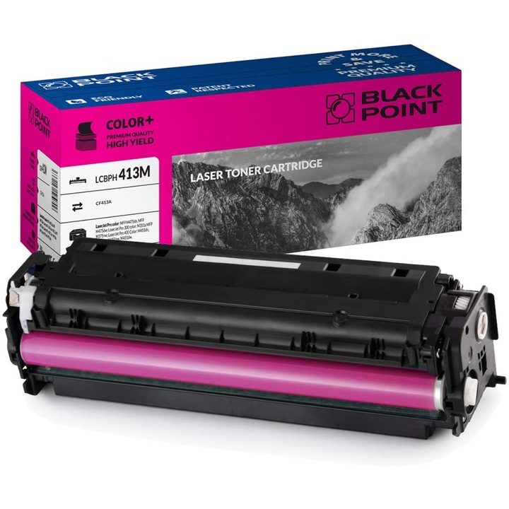 Black Point, CE413A toner, kompatibilis a HP LaserJetPro MFP M475dn / MFP M475dw / M351a / MFP M375nw / M451dn / M451nw / M451dw készülékkel, magenta