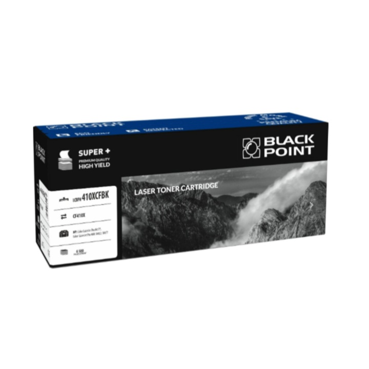Black Point, CF410X toner, kompatibilis a HP LaserJetPro M377dw / M477fdn / M477fdw / M477fnw / M452dn / M452nw nyomtatóval, fekete