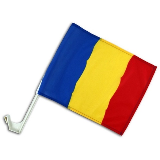 Steag auto cu tricolor