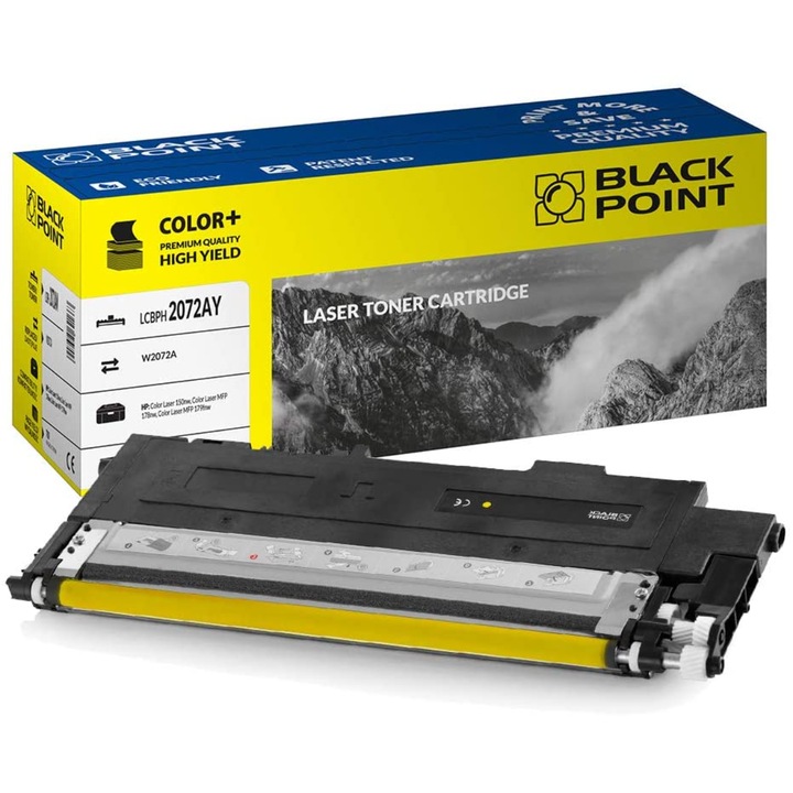 Black Point, W2073A toner, kompatibilis HP LaserJetPro MFP 179fwg / 179fnw / 178nwg / 178nw // 150a / 150nw készülékkel, sárga