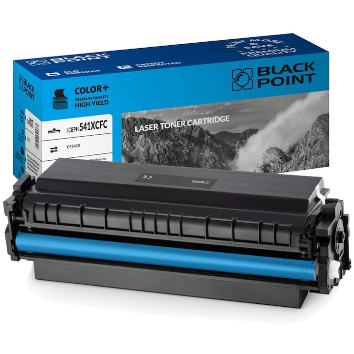 Black Point, CF541X toner, kompatibilis a HP Color Laserjet Pro MFP M280nw / M281fdn / M281fdw / M254dw készülékkel, cián