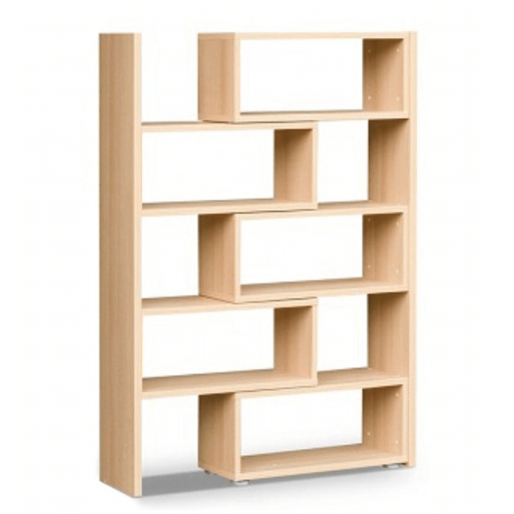 Етажерка от светъл дъб сонома Kloe 125x24x138 см