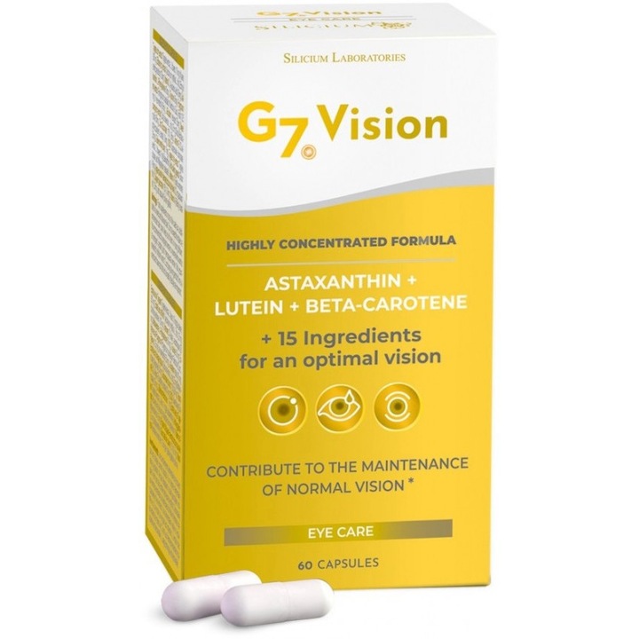 G7 vision, ingrijirea ochilor, 60 capsule