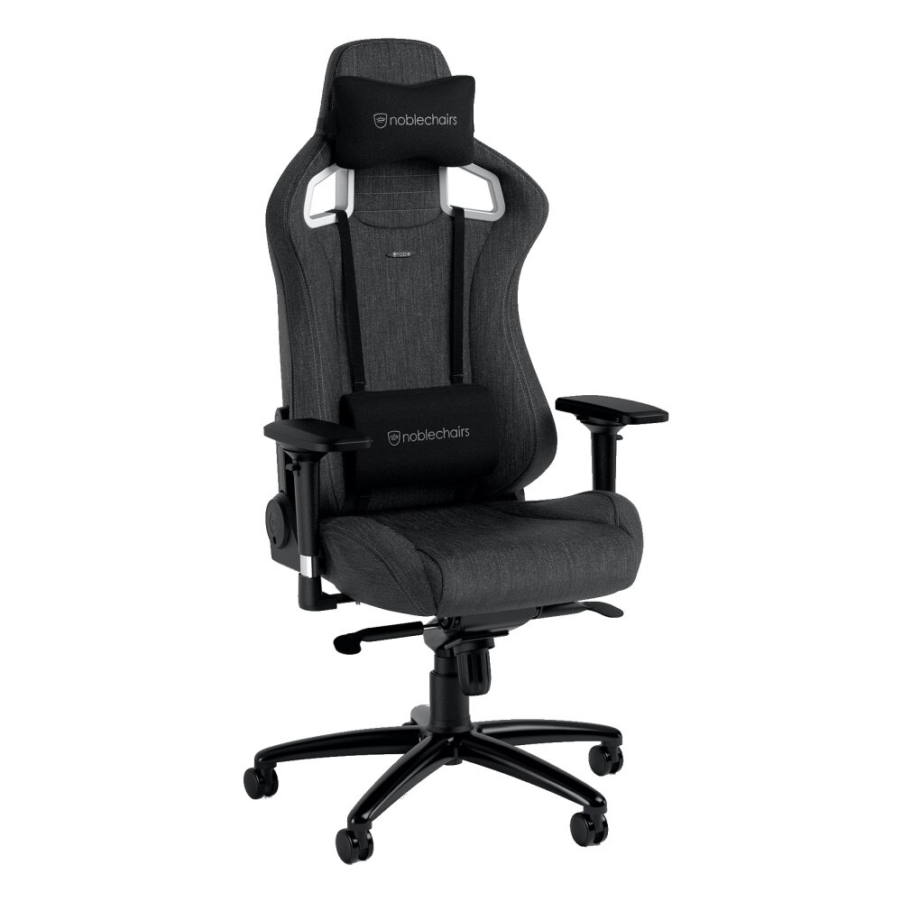 Scaun gaming Noblechairs EPIC TX, Textil, Gri Antracit, SGL