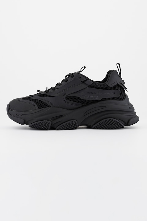 Steve Madden, Possess sneaker hálós anyagbetétekkel, Fekete