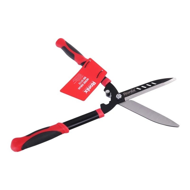 Ronix RH-3112 olló, sövényvágó, szénacél penge, acél nyél