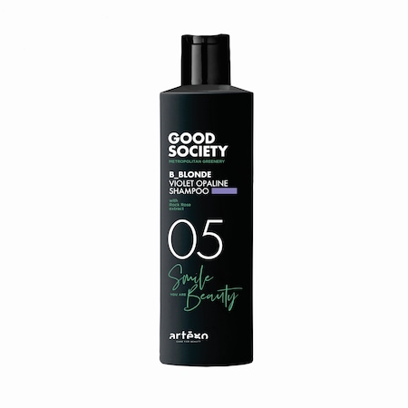 Sampon neutralizant delicat cu pigmenti violeti, vegan, Artego Good Society Metropolitan Greenery, 250 ml