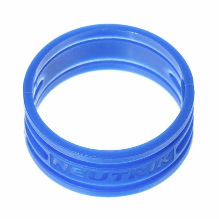 Színes gyűrű Neutrik XLR audio csatlakozókhoz, kék