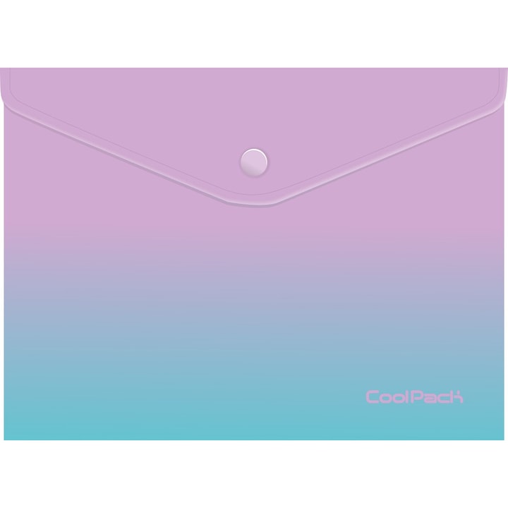 Папка с копче Coolpack, A4, Gradient Blueberry, Многоцветен