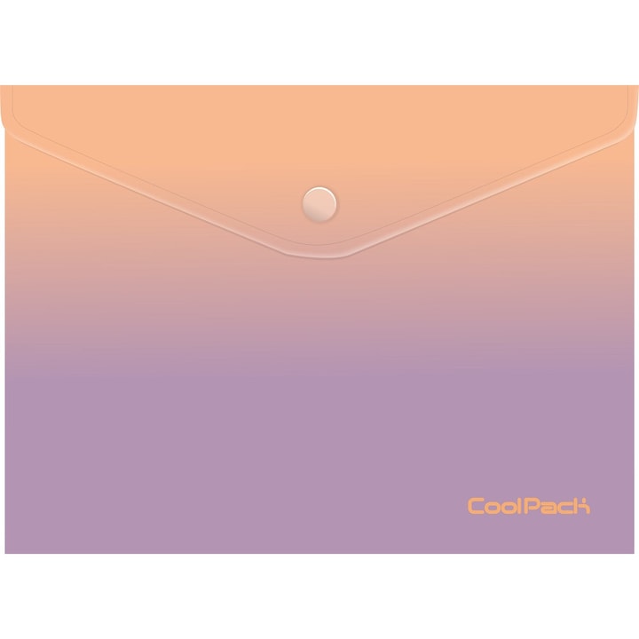 Папка с копче Coolpack, A4, Gradient Berry, Многоцветен