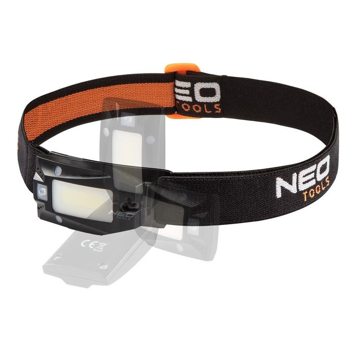 Челна лампа, LED COB, 3 W, 180 lm, USB, със сензор за движение, NEO