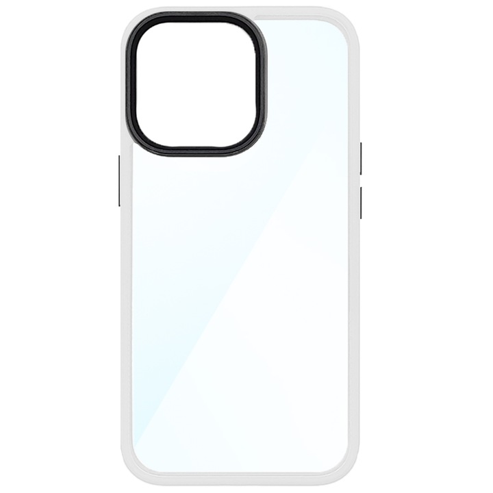 SILKASE tok Apple iPhone 13 Pro-hoz, műanyag/gumi, átlátszó