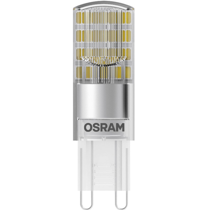 Комплект 2 крушки LED Osram Pin CL30, G9, 2.6W (30W), 320 лумена, Топла светлина (2700K), Енергиен клас E