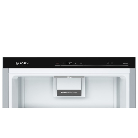 Frigider cu o usa BOSCH Seria 6 KSV36AIDP, clasa de eficienta energetica D, 346 litri capacitate, VitaFresh Plus, TouchControl, 186 cm inaltime, inox