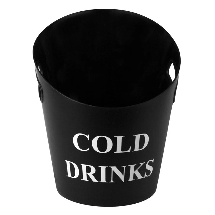 Frapiera mare, plastic, negru, 10l