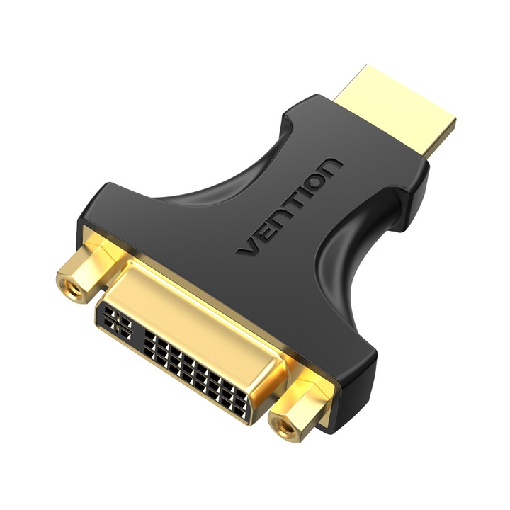 Преходник HDMI мъжки към DVI (24+5) женски, Vention