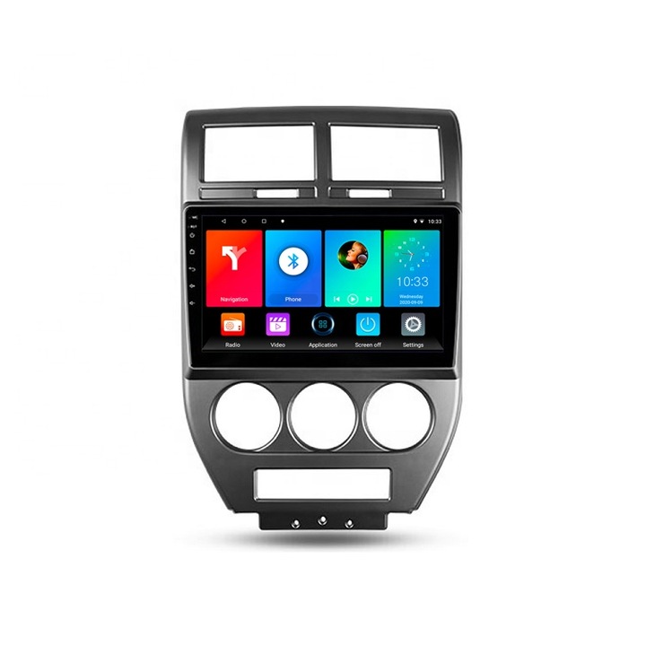 Мултимедия IzziShop, Съвместима с Jeep Compass, 6/128GB+RDS+CarPlay+IPS