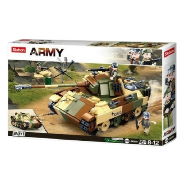 Конструктор Sluban WWII, German Panther - B0859, G158023, 725 части