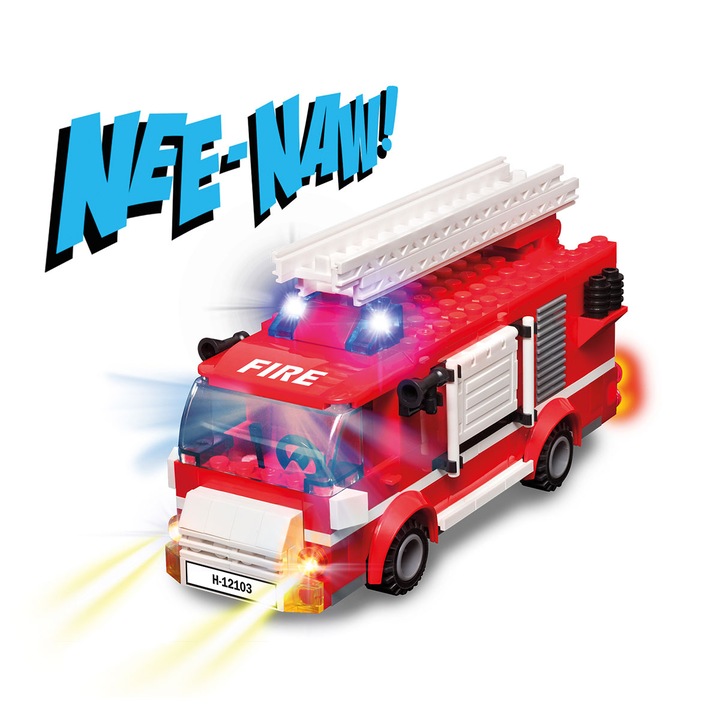 Set constructie Fire truck, 191 piese