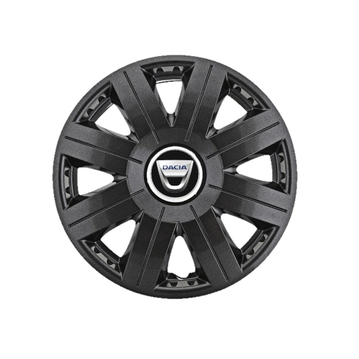Set 4 capace roti Cosmos grafit R15, pentru gama auto Dacia
