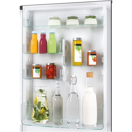 Combina frigorifica Candy CCE3T618EB, 341 l, Total NoFrost, Super Cooling, Wi-Fi, Clasa E, H 185 cm, Negru