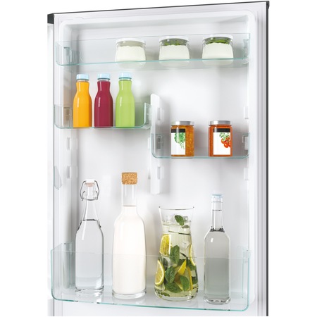 Combina frigorifica Candy CCE4T618EB, 341 l, Total NoFrost, Super Cooling, Wi-Fi, Clasa E, H 185 cm, Negru