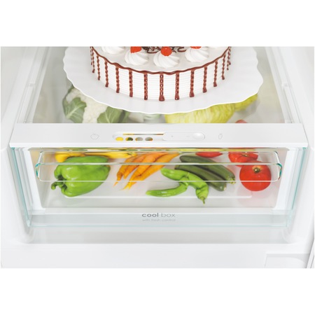 Combina frigorifica Candy CCE3T618EB, 341 l, Total NoFrost, Super Cooling, Wi-Fi, Clasa E, H 185 cm, Negru