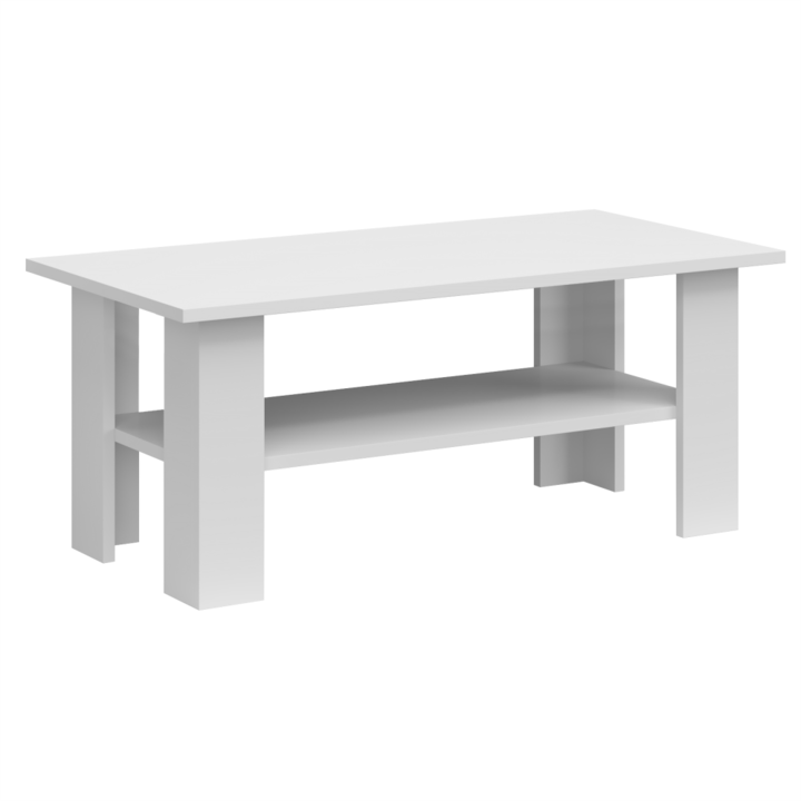 Бледо бяла холна маса Jolk 120x60x50 см
