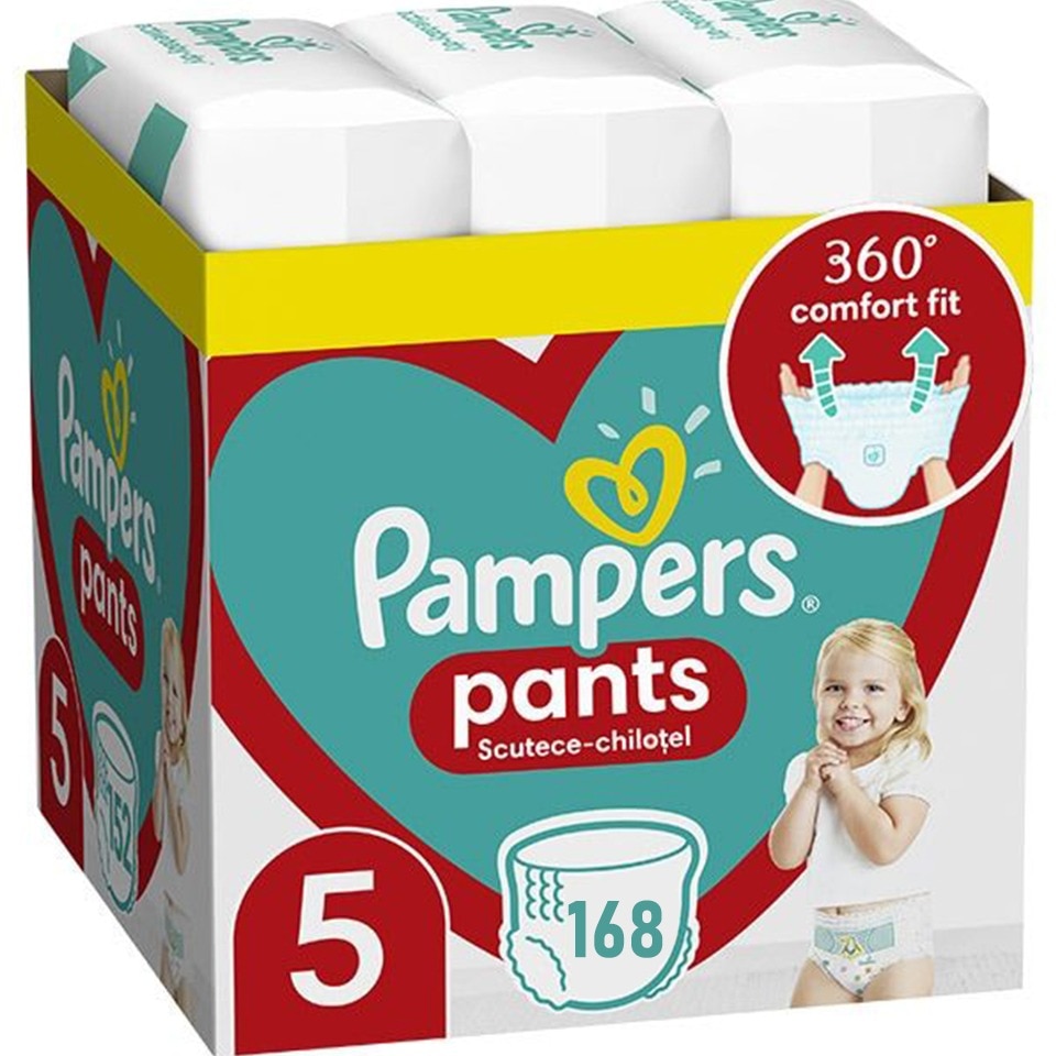 Charles Keasing Volcanic Airing Scutece-chilotel Pampers Pants Ultra Box Marimea 5, 12-17 kg, 168 buc - eMAG .ro