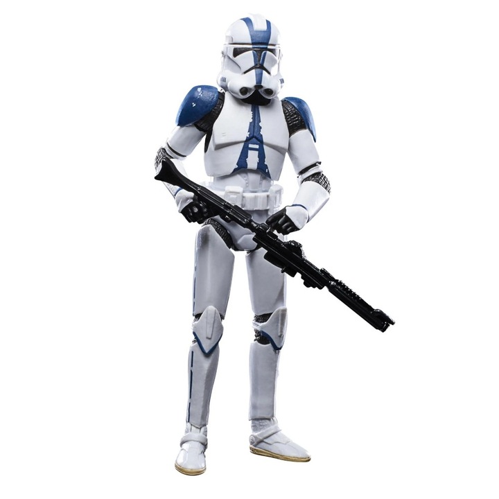 Figurina Articulata Star Wars, Vintage, Clone Trooper, 501st Legion, 9.5 cm