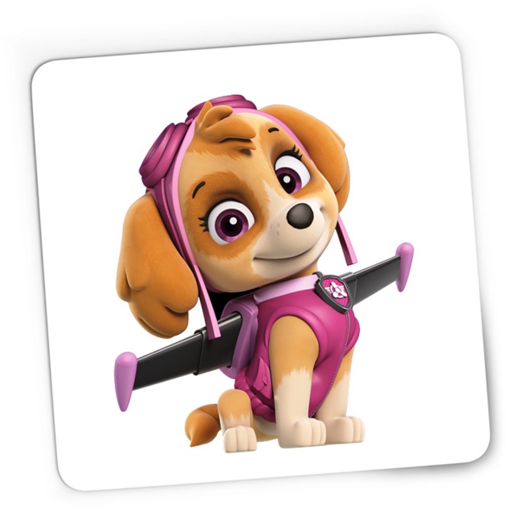 Гейминг подложка за мишка Paw Patrol Skye Illustration Cockapoo Puppy, 21x19 см