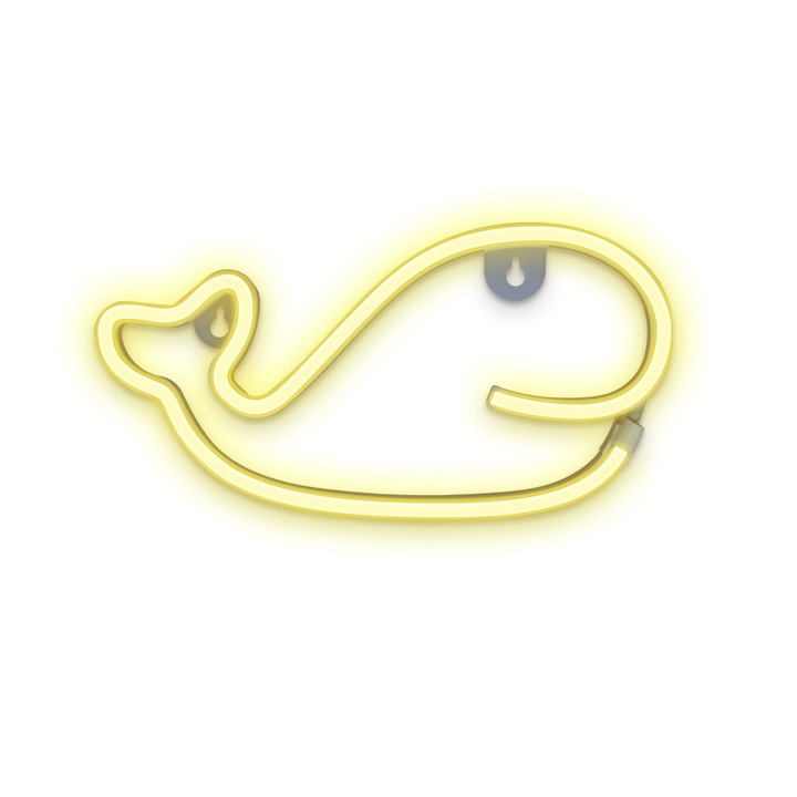 Неонова светлина Forewver Light, Whale, USB захранване, Батерии