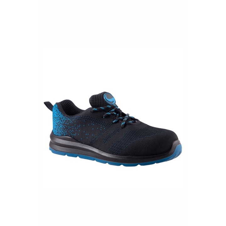 Мъжки работни обувки Stenso Race blue low S1P, Черно/Син, Размер 43