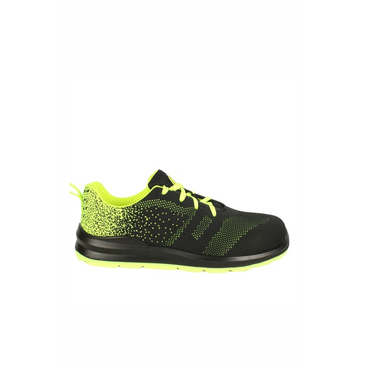 Мъжки работни обувки Stenso Race green low S1P, Черно/Зелен, Размер 44