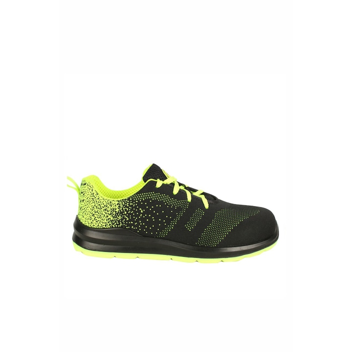 Мъжки работни обувки Stenso Race green low S1P, Черно/Зелен, Размер 38
