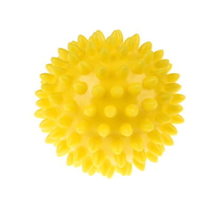 Érzékszervi masszázslabda, Tullo, 6,6 cm, 6 hónap+, Sárga